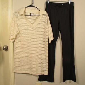H&M Divided Wide Leg Pants & Oversized Sweater